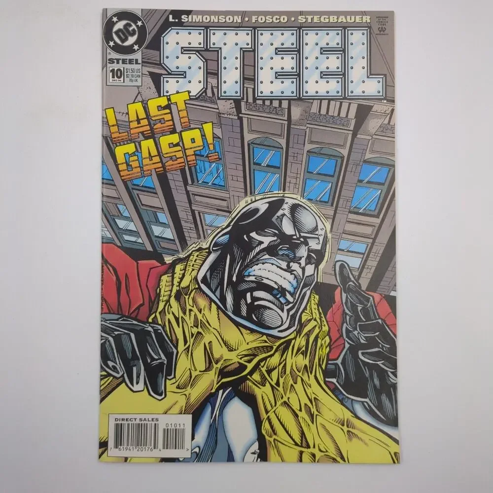 Steel Comic Book Lot of 5 Issues #5, 7-8, 10-11 DC Comics Modern Age